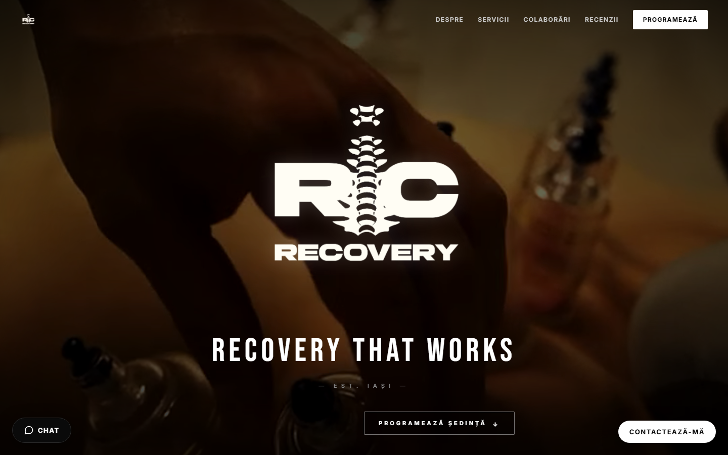 RIC Recovery — pagina principală
