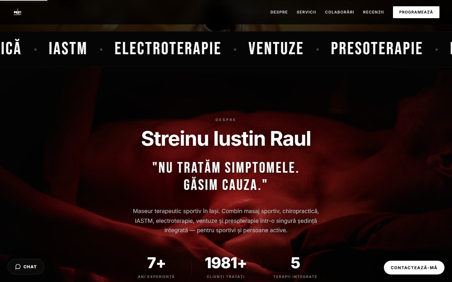 RIC Recovery — secțiune servicii